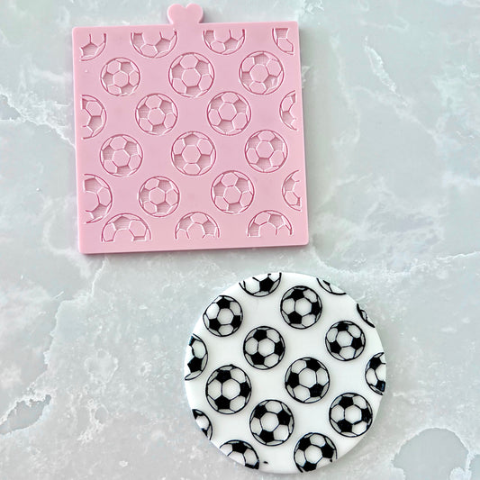FOOTBALLS PATTERN - RAISED EMBOSSER