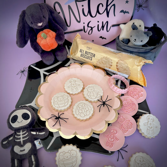 SET OF 4 HALLOWEEN JELLYCAT STAMPS