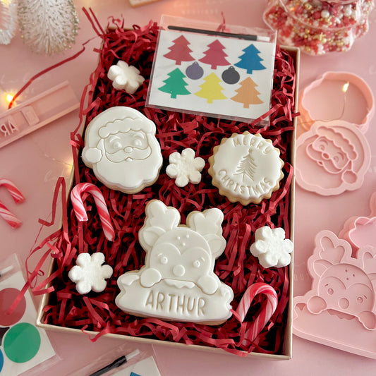 EDIBLE PAINT PALETTE PYO - CHRISTMAS TREES
