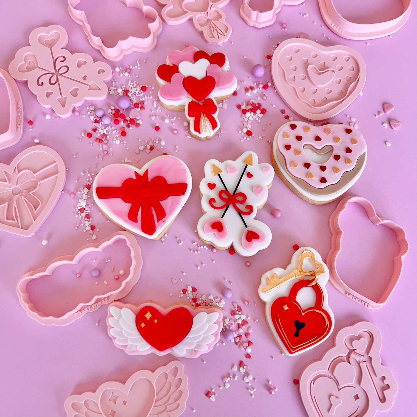 HEART BOW - MULTI POP EMBOSSER AND CUTTER