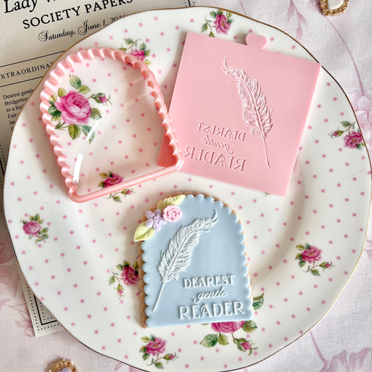 DEAREST GENTLE READER - RAISED EMBOSSER