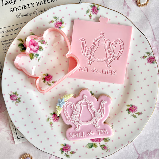 SPILL THE TEA - RAISED EMBOSSER