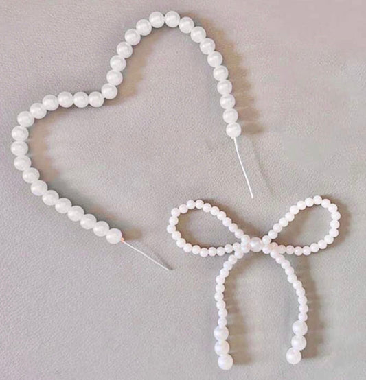 PEARL CAKE TOPPER SET