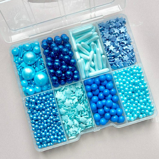 BLUE SPRINKLE BOX - REFILLABLE