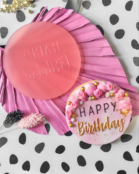 HAPPY BIRTHDAY - RAISED EMBOSSER