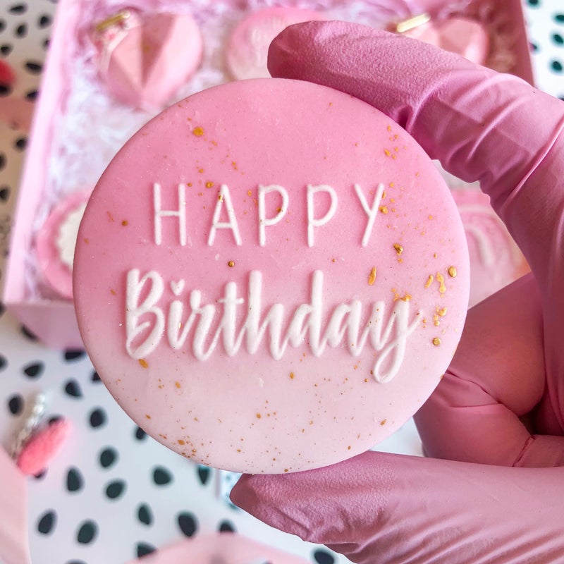 HAPPY BIRTHDAY - RAISED EMBOSSER