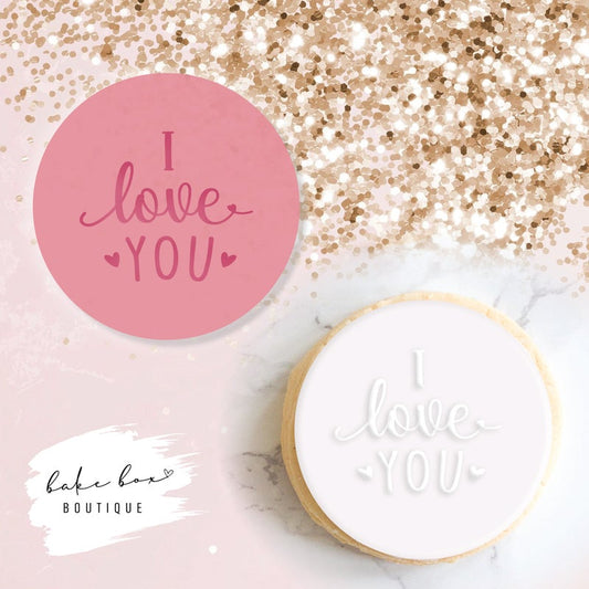 I LOVE YOU - RAISED EMBOSSER