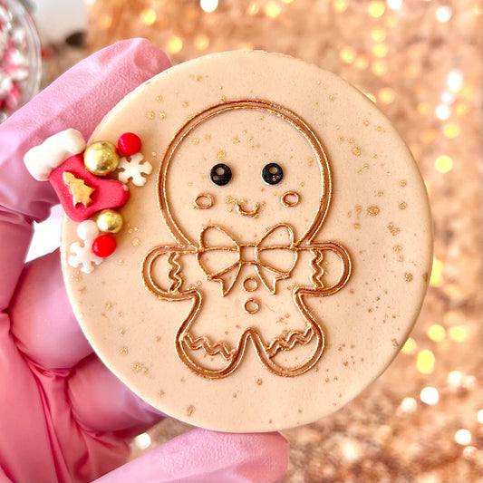 GINGERBREAD MAN - RAISED EMBOSSER