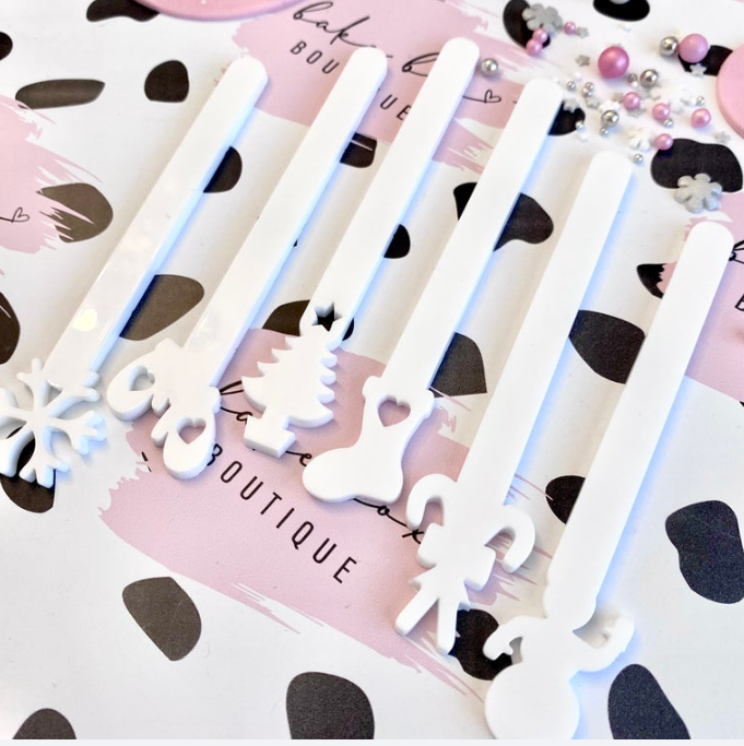 CHRISTMAS CAKESICLE STICKS - PACK OF 6