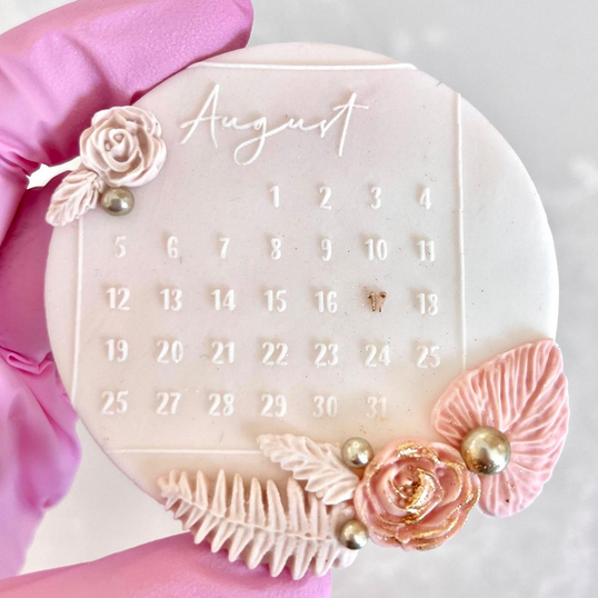 CALENDAR - RAISED EMBOSSER - CHOOSE YOUR MONTH