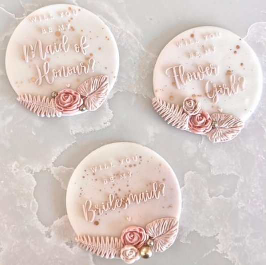 WILL YOU BE MY FLOWER GIRL? - RAISED EMBOSSER