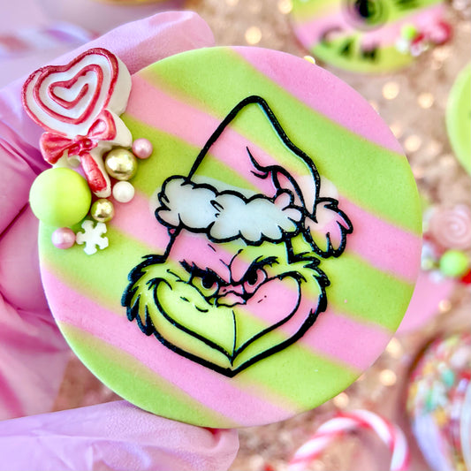 GRINCH FACE - RAISED EMBOSSER
