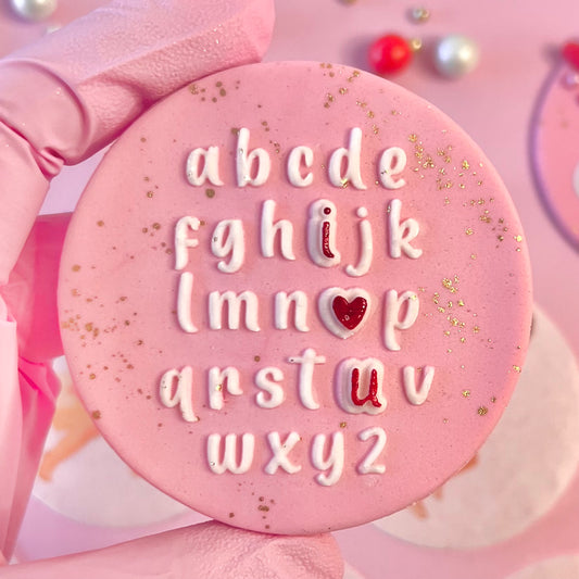 ALPHABET I LOVE YOU - DOUBLE POP - RAISED EMBOSSER