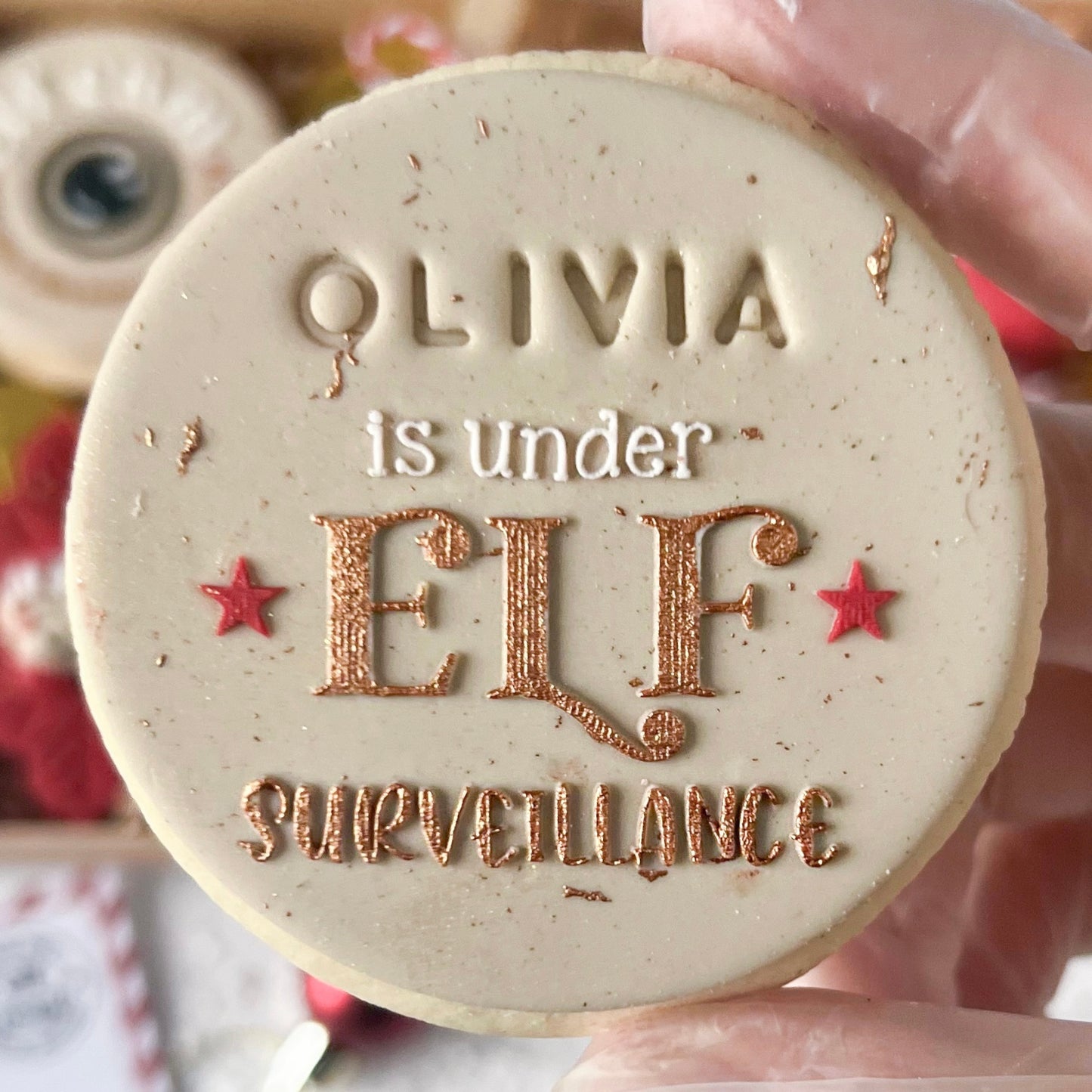UNDER ELF SURVEILLANCE - RAISED EMBOSSER