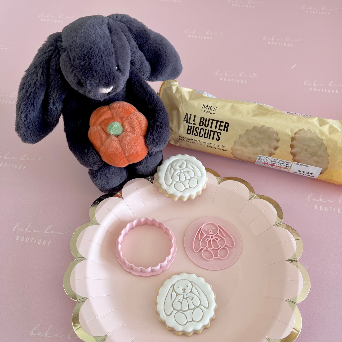 PUMPKIN BUNNY STAMP