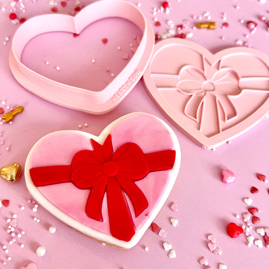 HEART BOW - MULTI POP EMBOSSER AND CUTTER