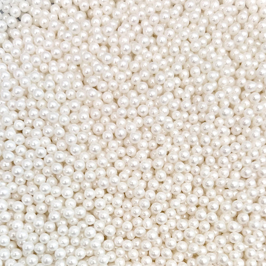 WHITE 4MM PEARLS - SPRINKLES (V)