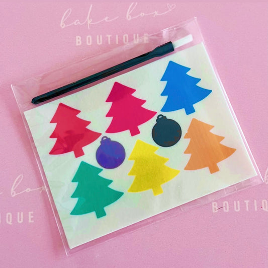 EDIBLE PAINT PALETTE PYO - CHRISTMAS TREES