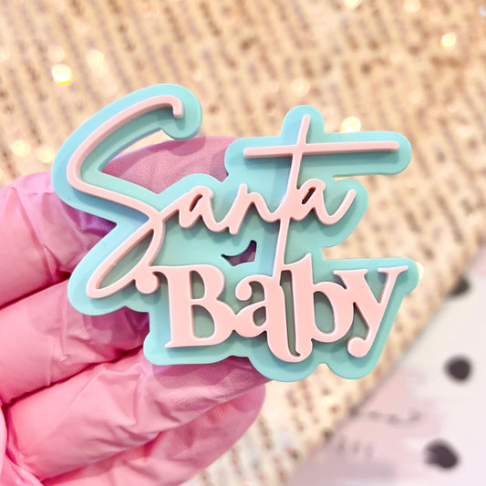 SANTA BABY - CHARM TOPPER
