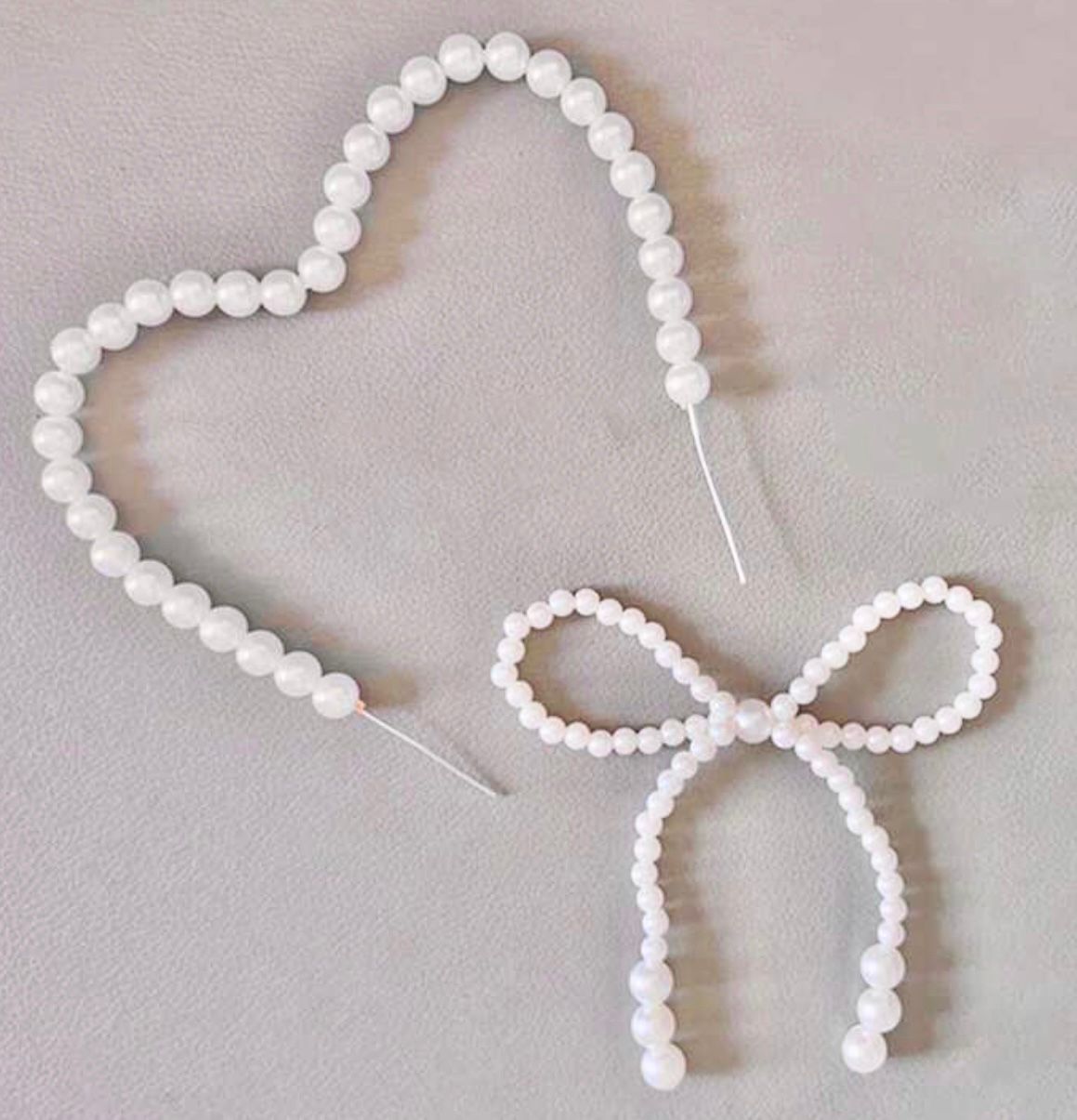 PEARL CAKE TOPPER SET
