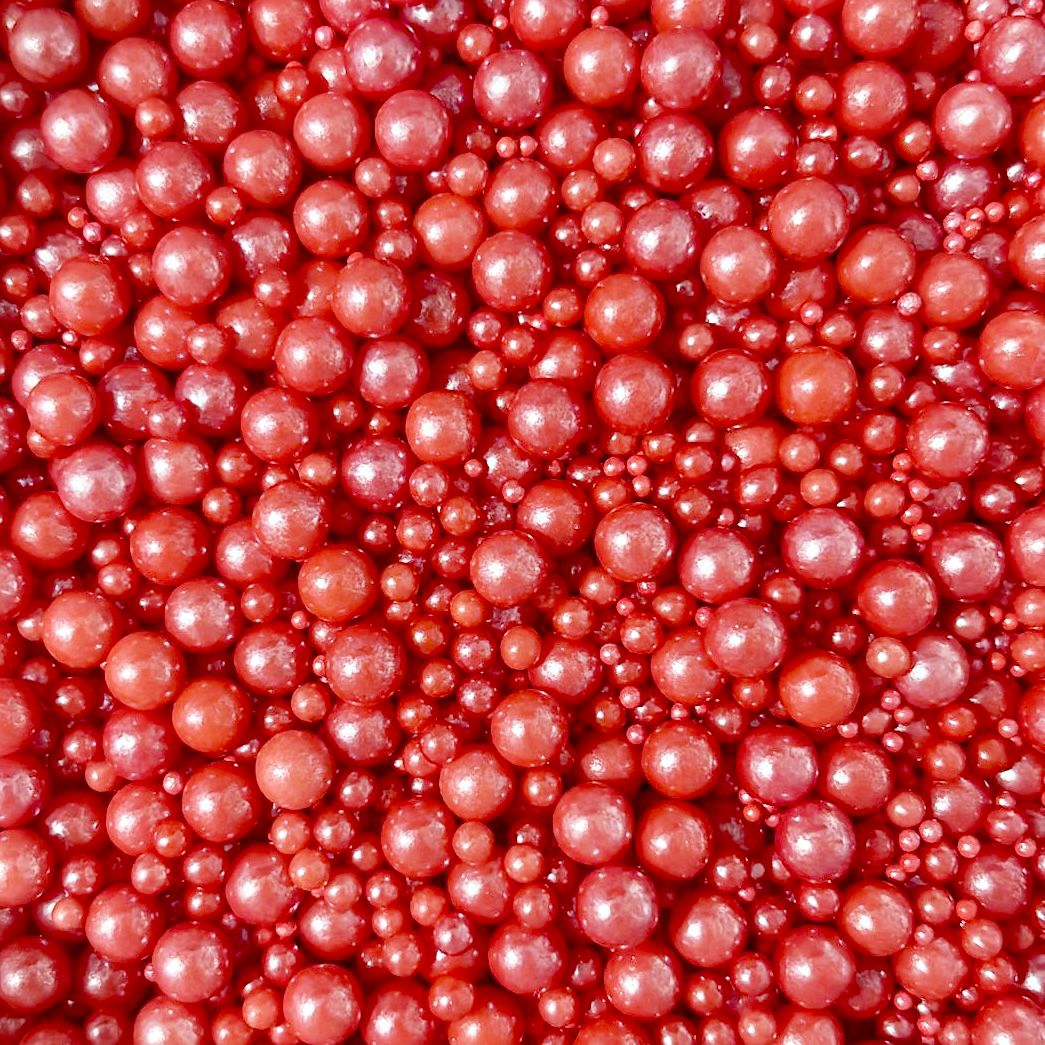 RED PEARLS - SPRINKLE MIX (V)