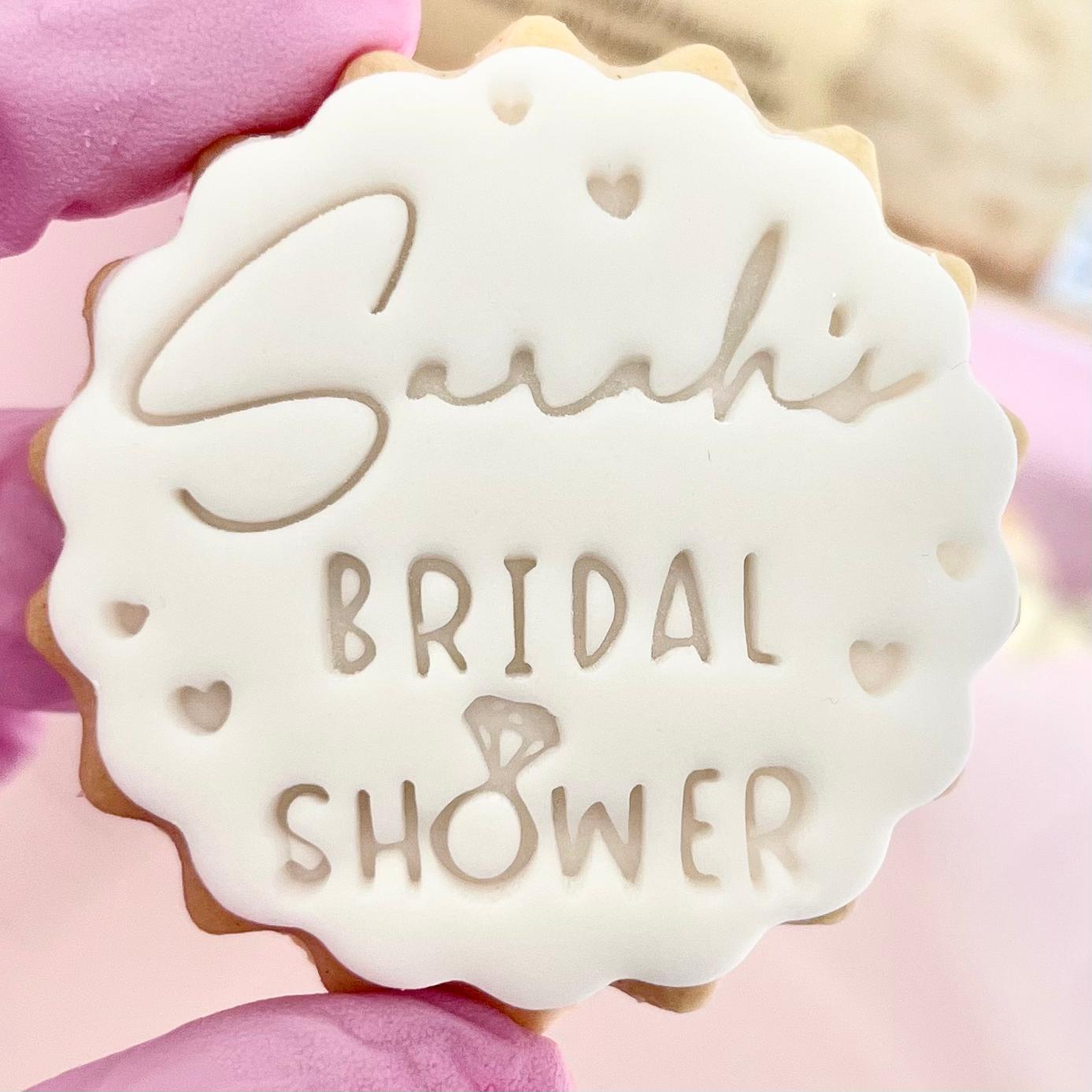 CUSTOMISED STAMP - NAME BRIDAL SHOWER
