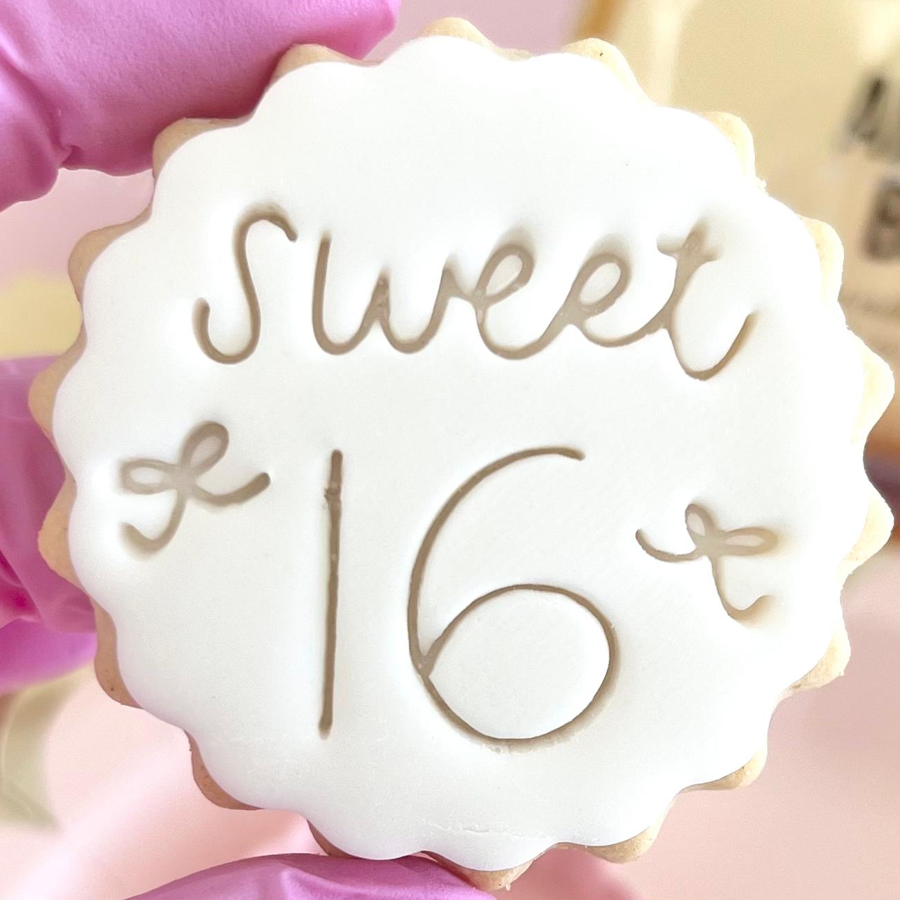 SWEET 16 STAMP
