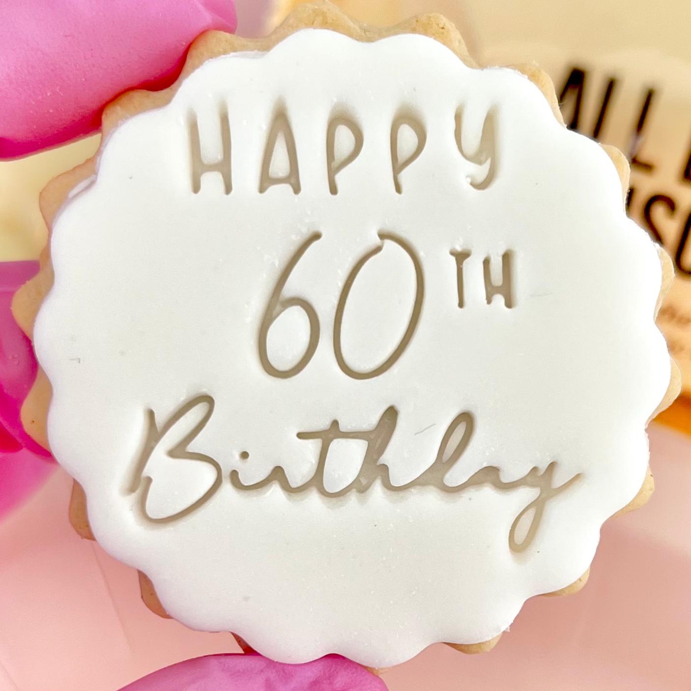 HAPPY 60TH BIRTHDAY STAMP