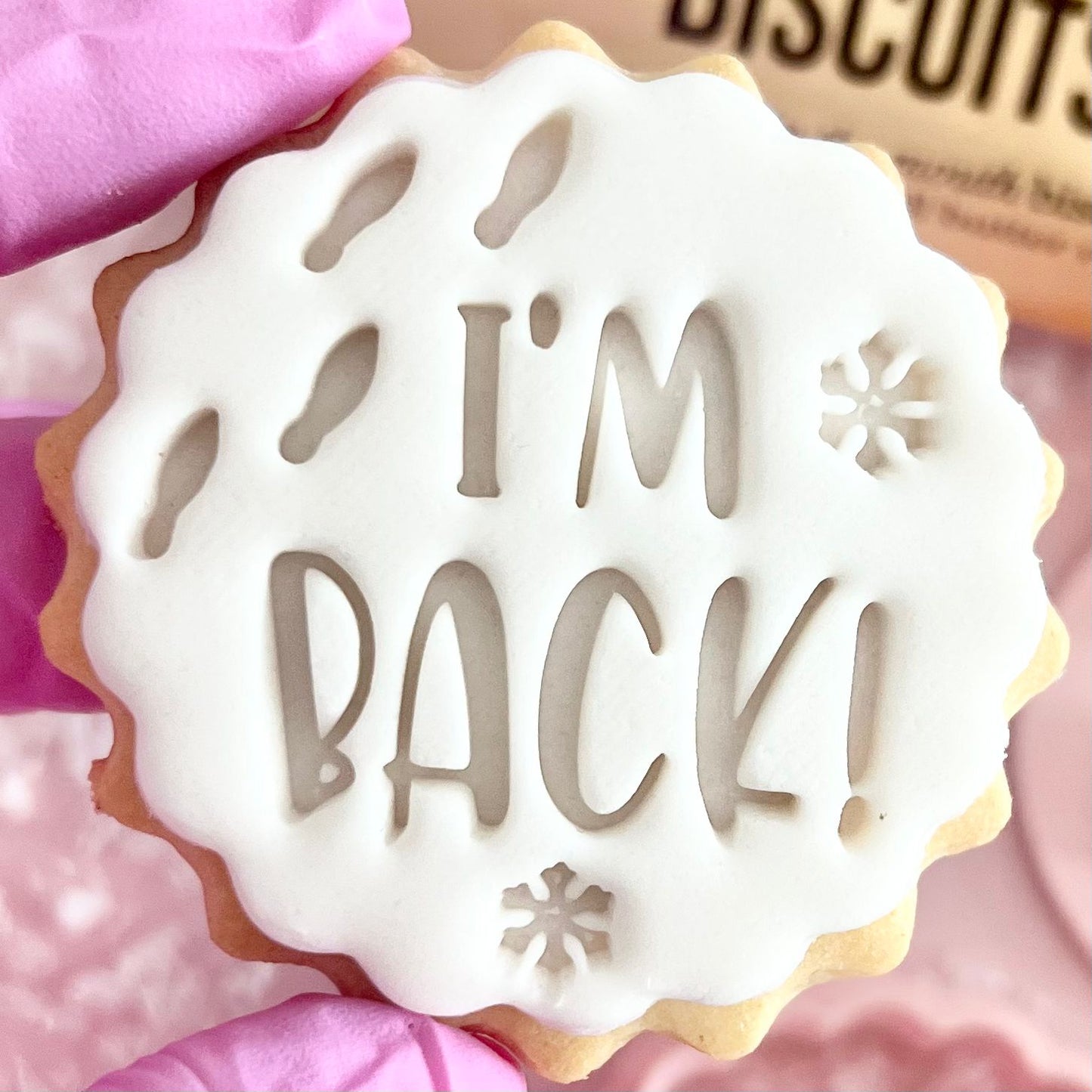 I'M BACK STAMP
