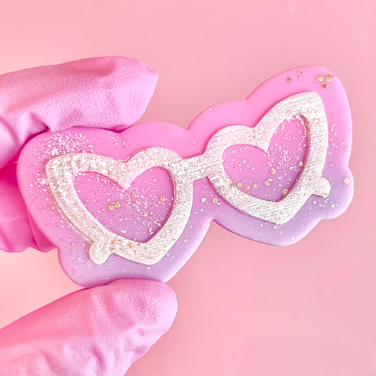 HEART SUNGLASSES - RAISED EMBOSSER