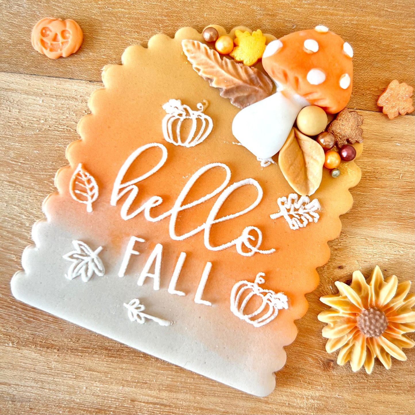 HELLO FALL  - RAISED EMBOSSER