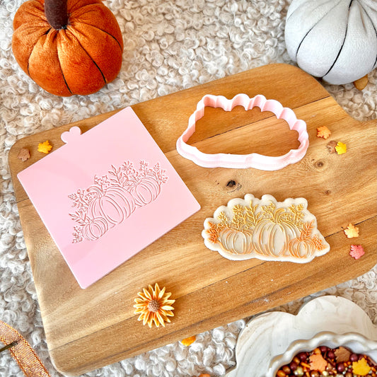 3 PUMPKINS - RAISED EMBOSSER