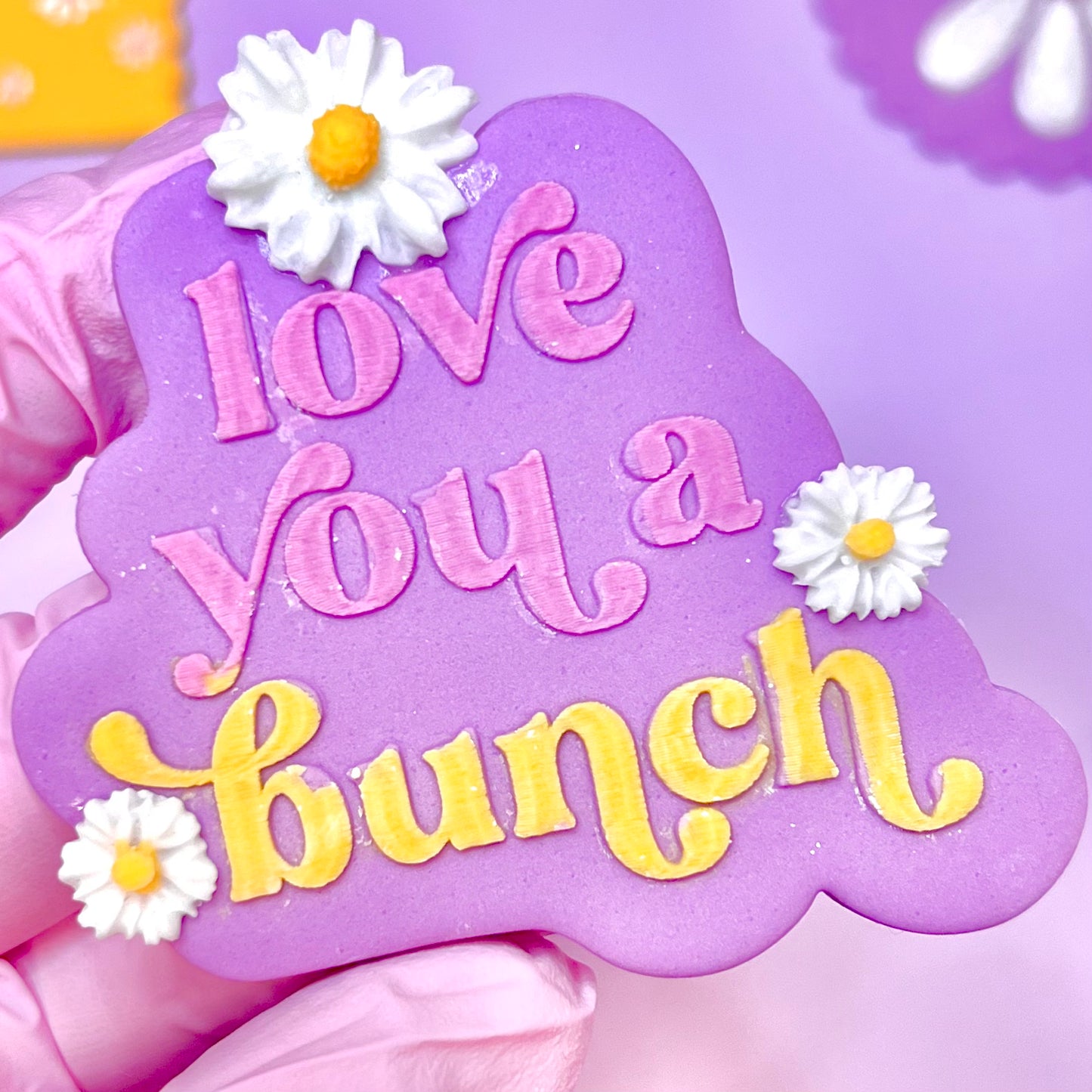 LOVE YOU A BUNCH - RAISED EMBOSSER