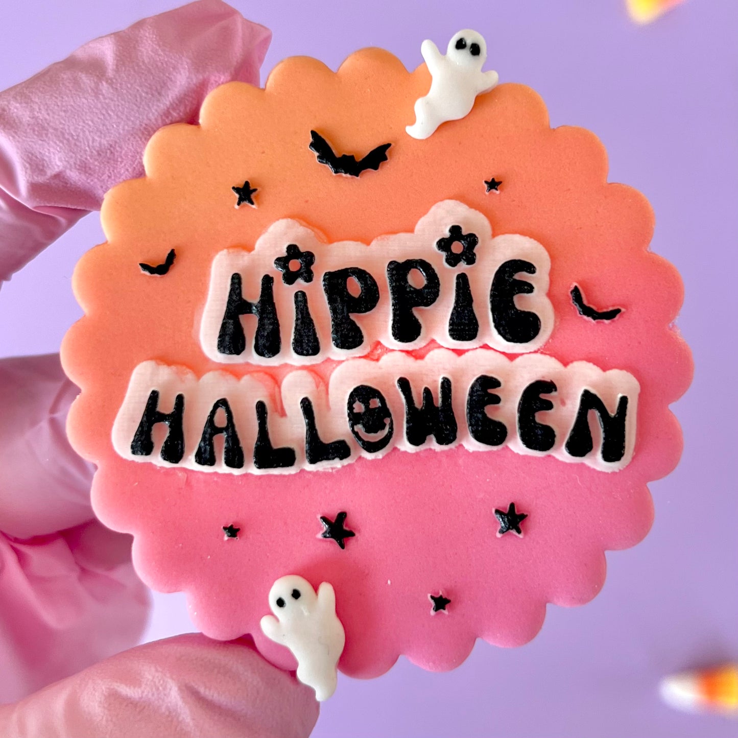 HIPPIE HALLOWEEN - DOUBLE POP - RAISED EMBOSSER