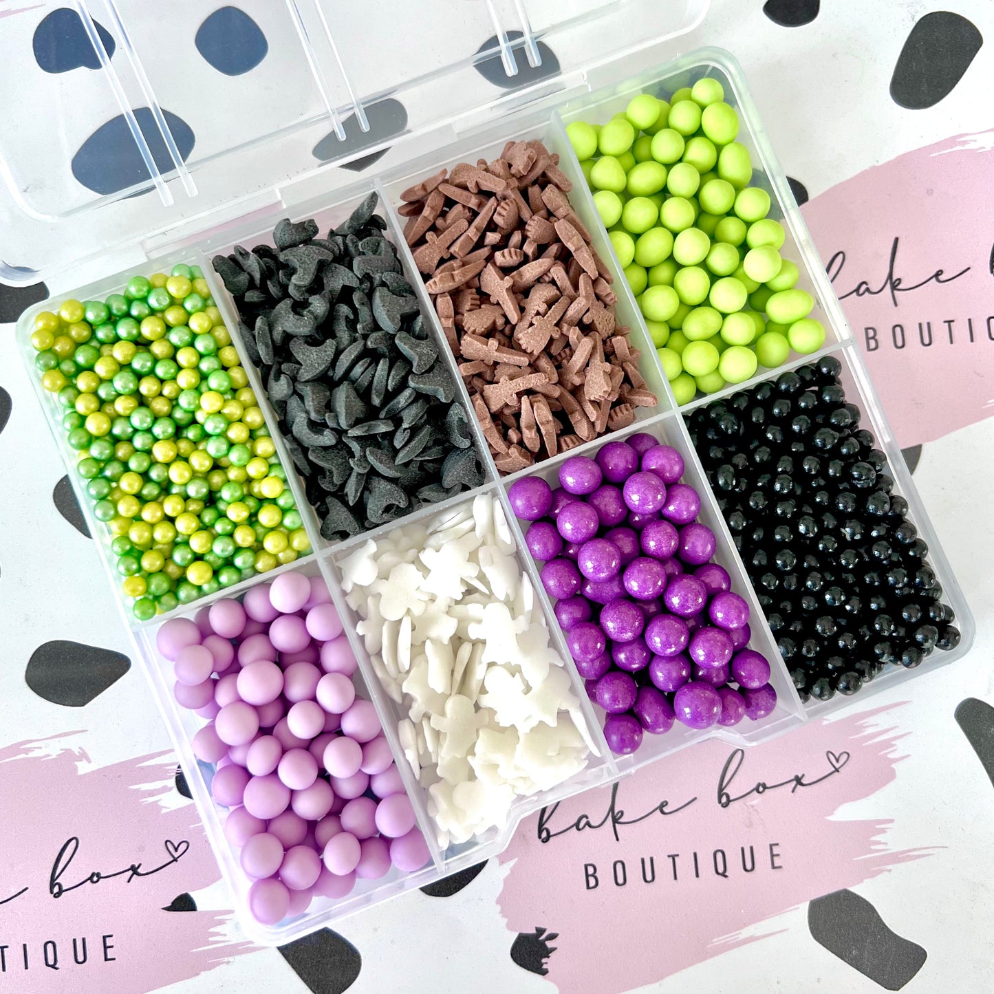 WITCH HALLOWEEN SPRINKLE BOX - REFILLABLE