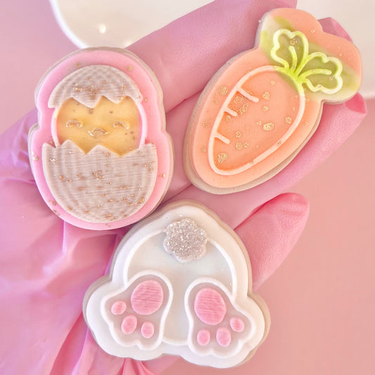 EASTER SET OF 3 - RAISED EMBOSSER