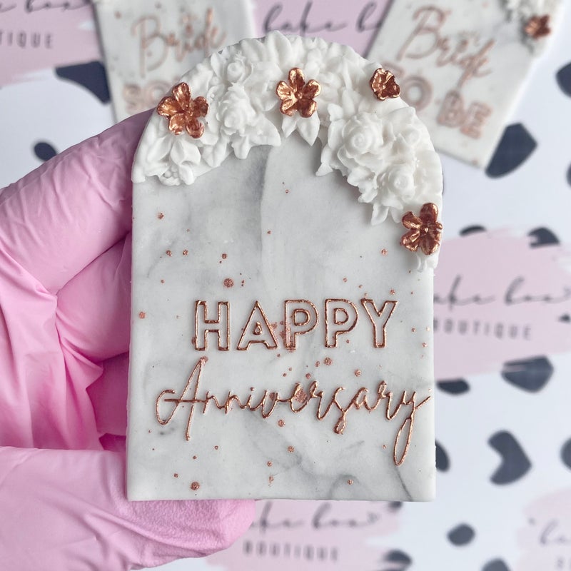 HAPPY ANNIVERSARY - RAISED EMBOSSER