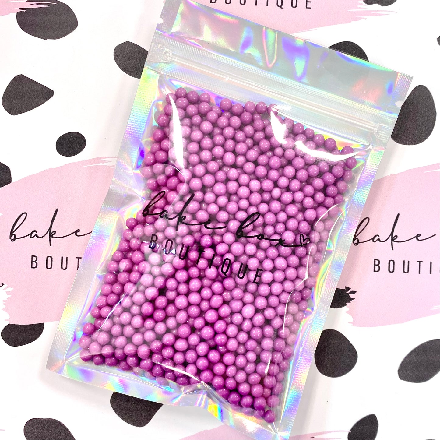 PURPLE 4MM PEARLS - SPRINKLES