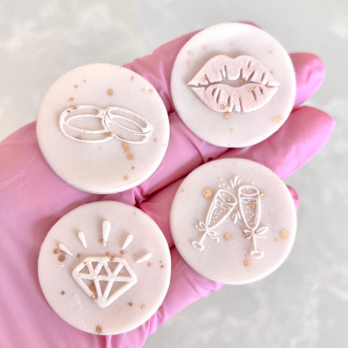 MINI 4-IN-1 WEDDING - RAISED EMBOSSER SET