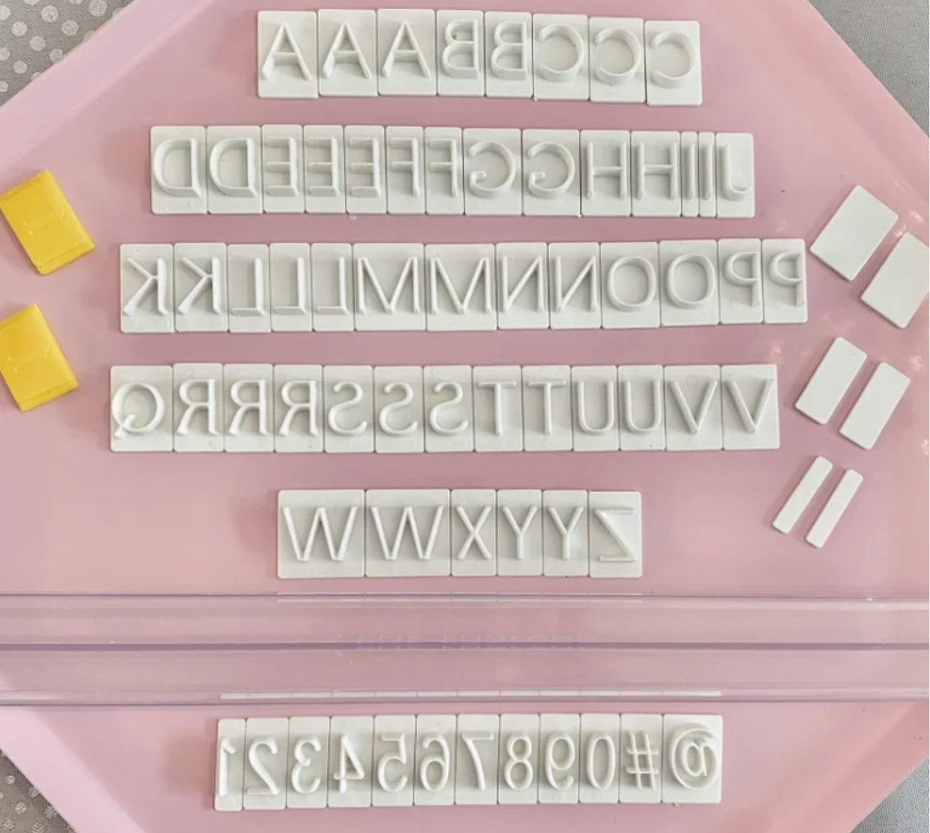 ALPHABET LETTER & NUMBER SET