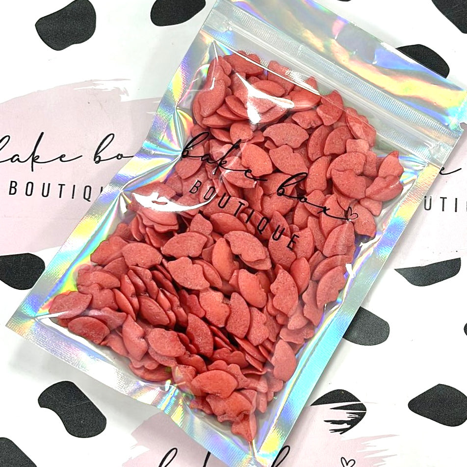 RED SHIMMER LIPS SPRINKLES Bake Box Boutique
