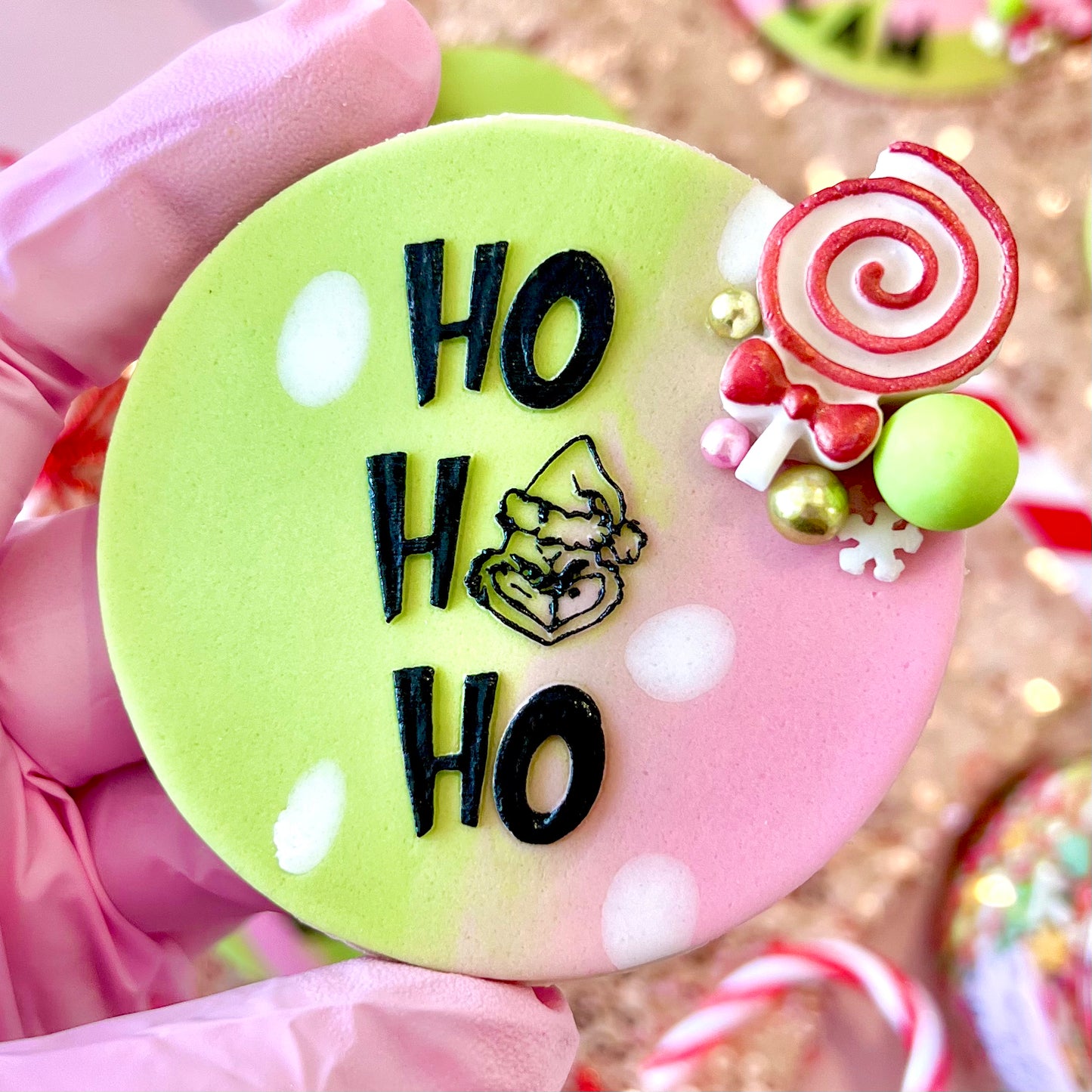 SET OF 6 GRINCH - RAISED EMBOSSER