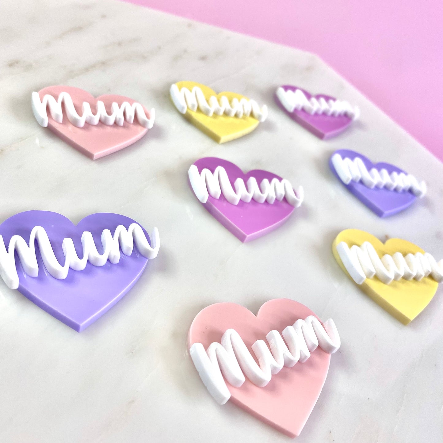 MUM HEART CHARMS