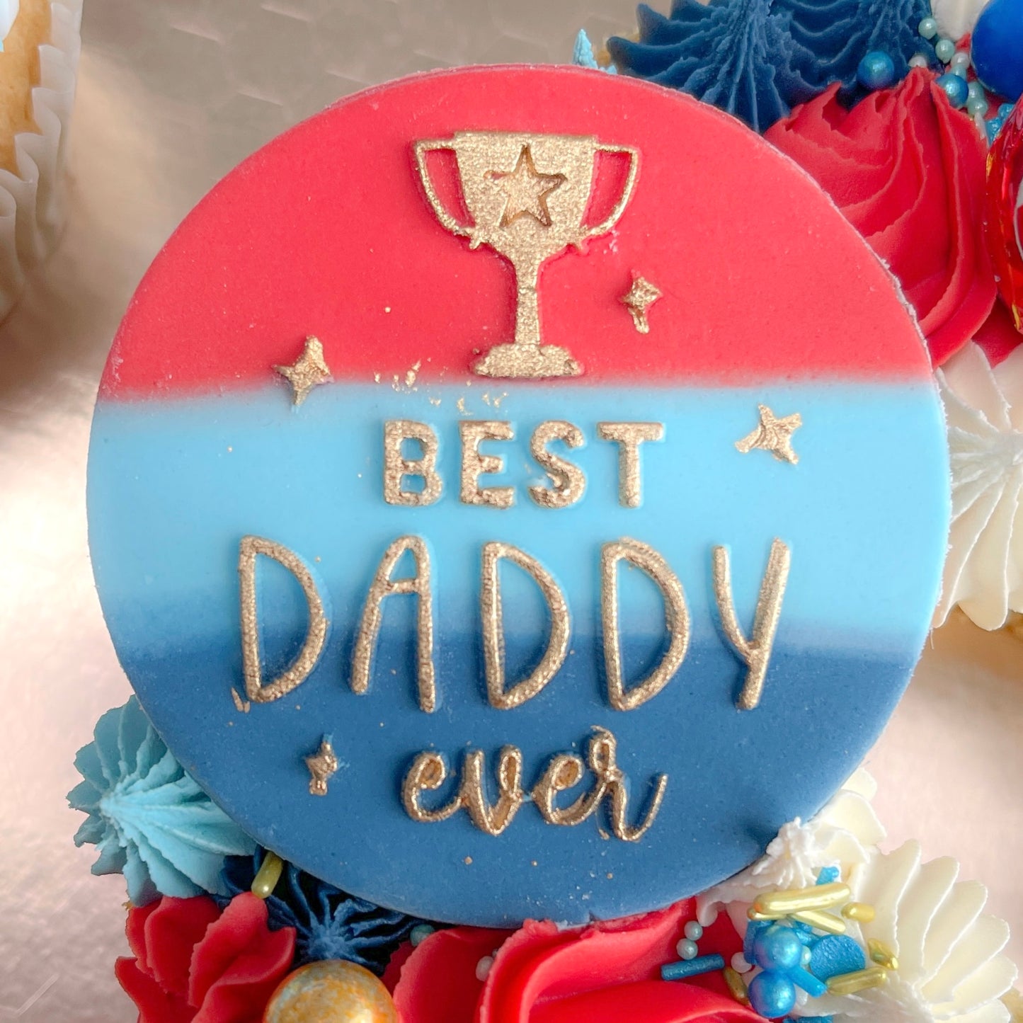 BEST DADDY EVER - RAISED EMBOSSER