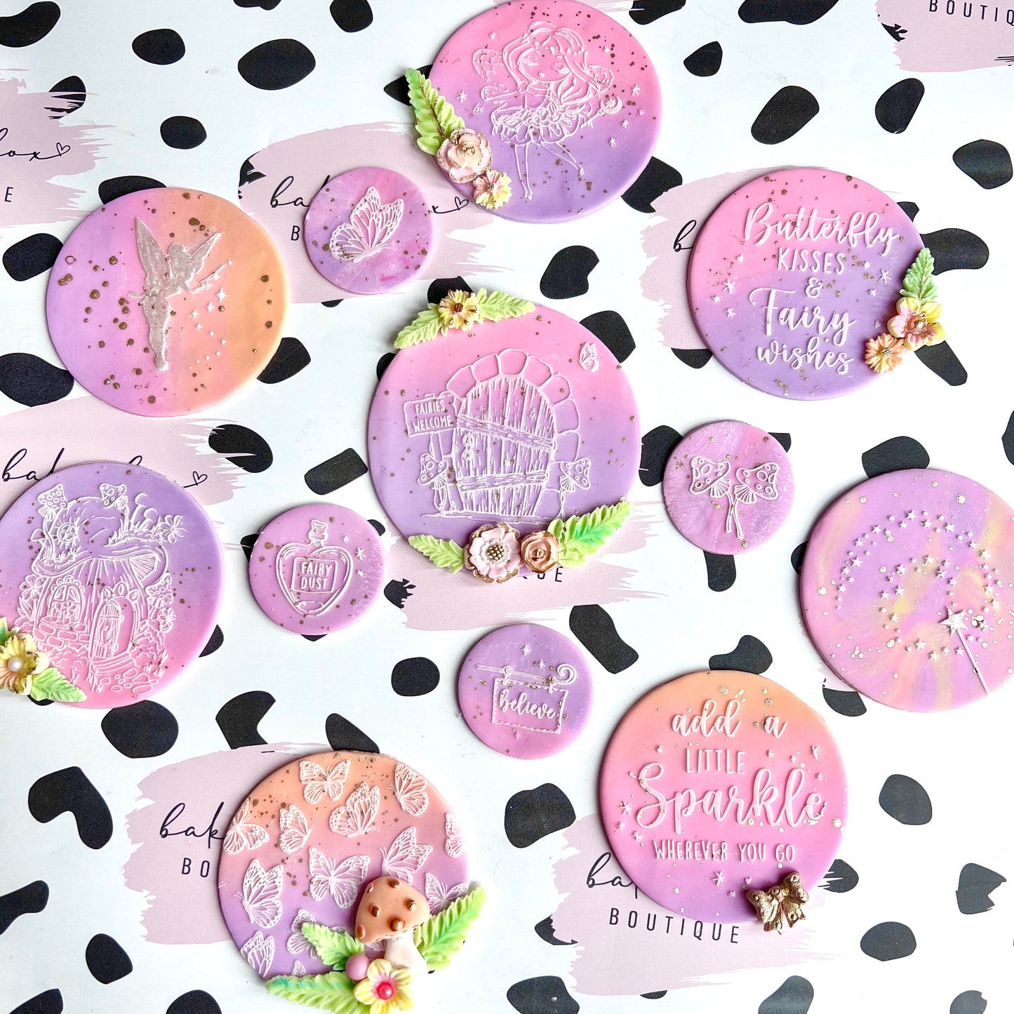 BUTTERFLY PATTERN  - RAISED EMBOSSER