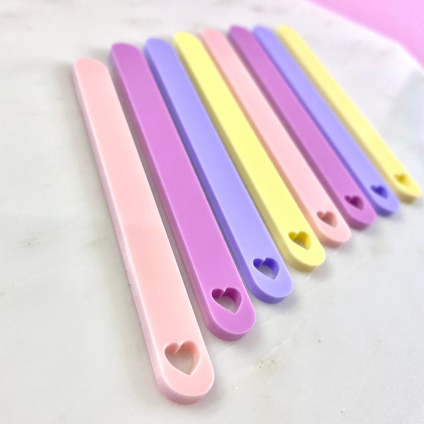HEART CAKESICLE STICKS - PACK OF 6