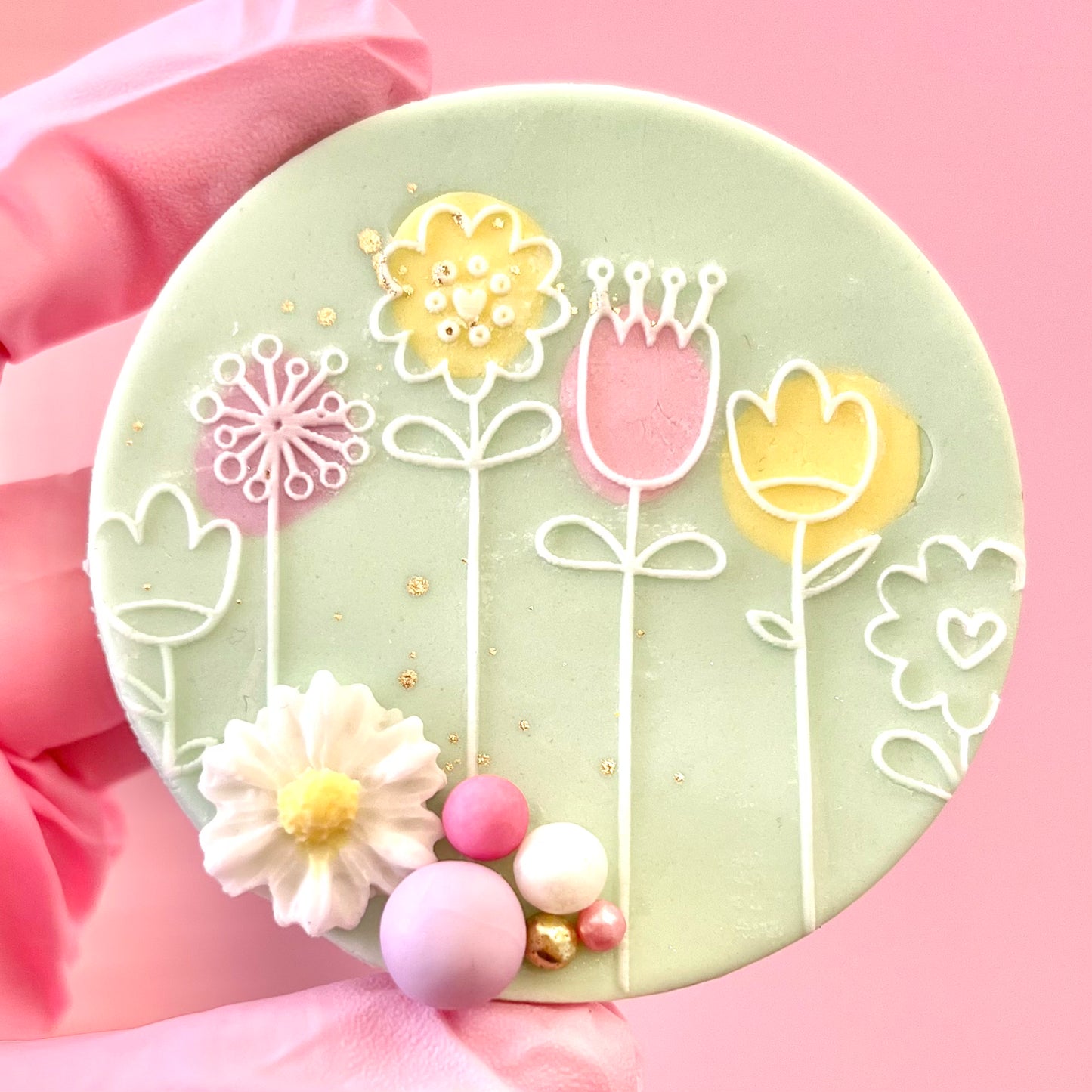 SPRING FLOWERS - RAISED EMBOSSER