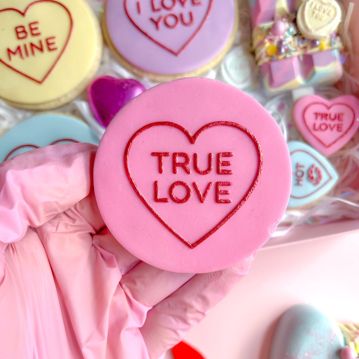 LOVE HEARTS - RAISED EMBOSSERS
