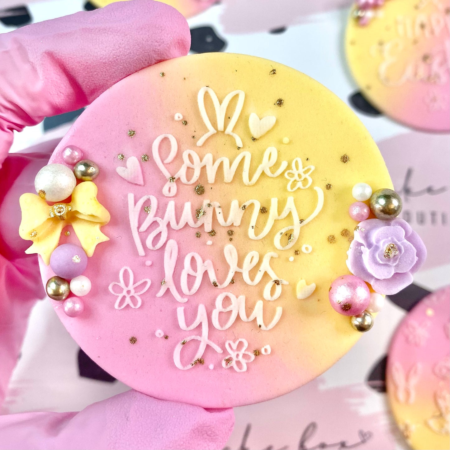 SOME BUNNY LOVES YOU - RAISED EMBOSSER