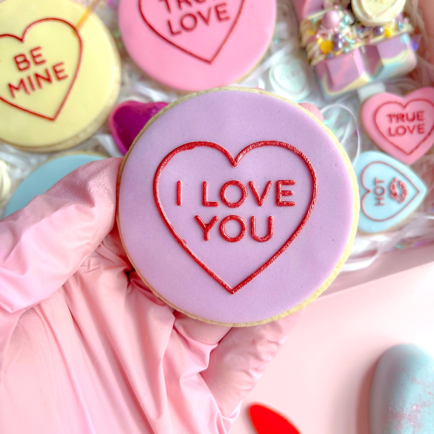 LOVE HEARTS - RAISED EMBOSSERS
